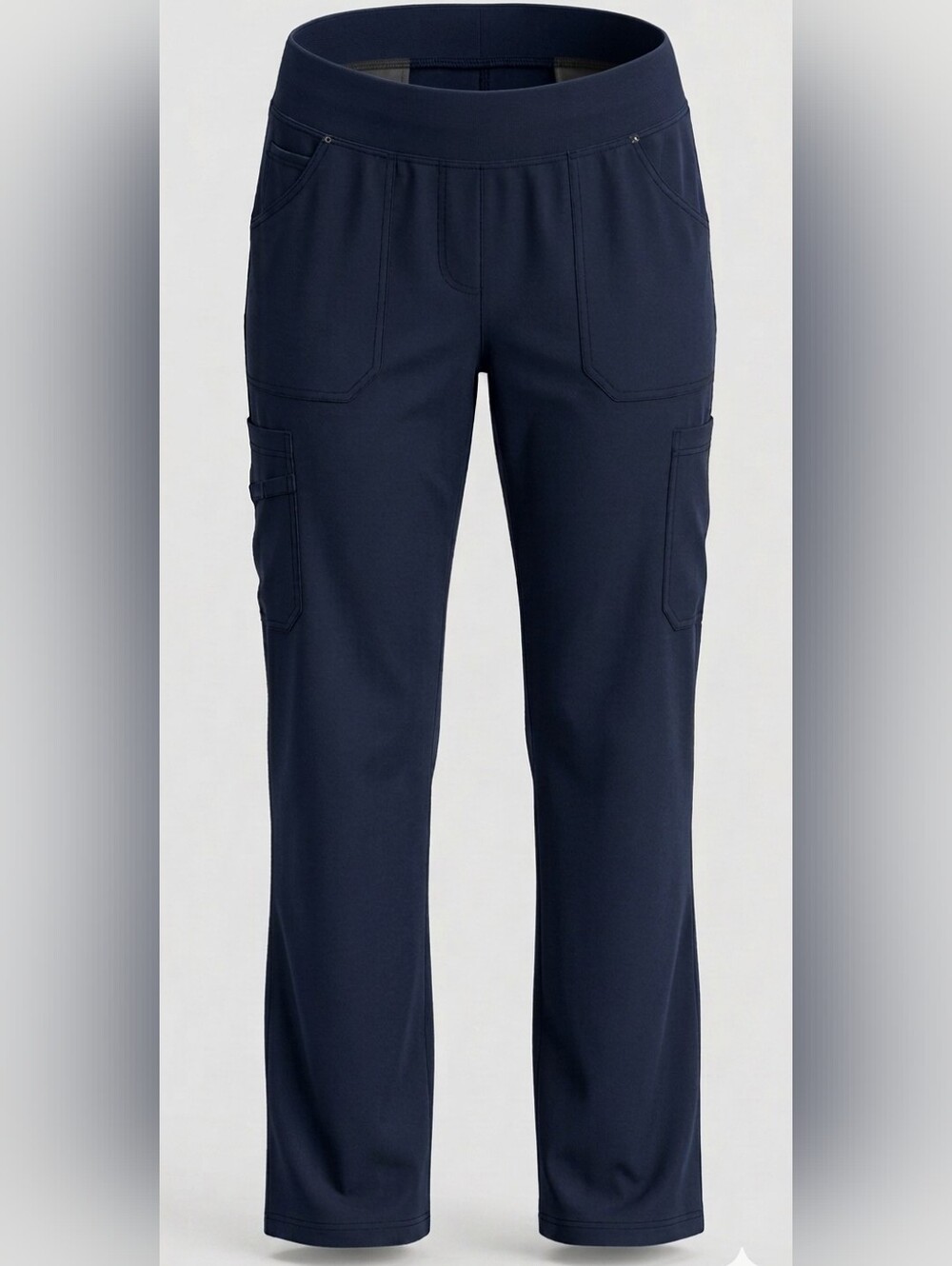 Women's Navy Cherokee Infinity Scrub Pants with Utility Pockets, Bundle & Save!